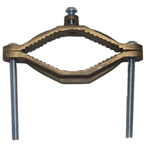 Morris Products 90622 Copper Ground Pipe Clamps - Direct Burial 4-1/2"-6"