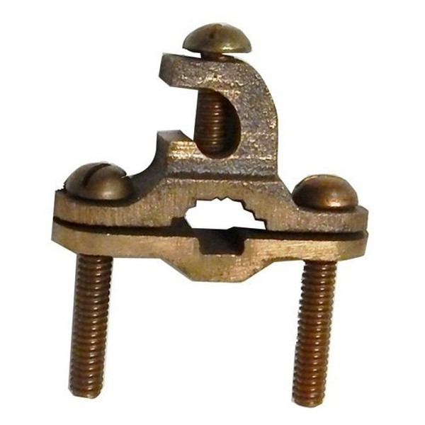 Morris Products 91653 Copper Ground Clamp - Lay-In Direct Burial 1/2" to 1"