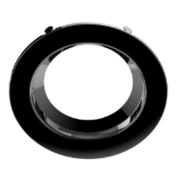 Halco 87962 ProLED Select Retrofit Downlight 4" Round Replaceable Baffle Smooth Trim Black RDL4-RT-ST-BK