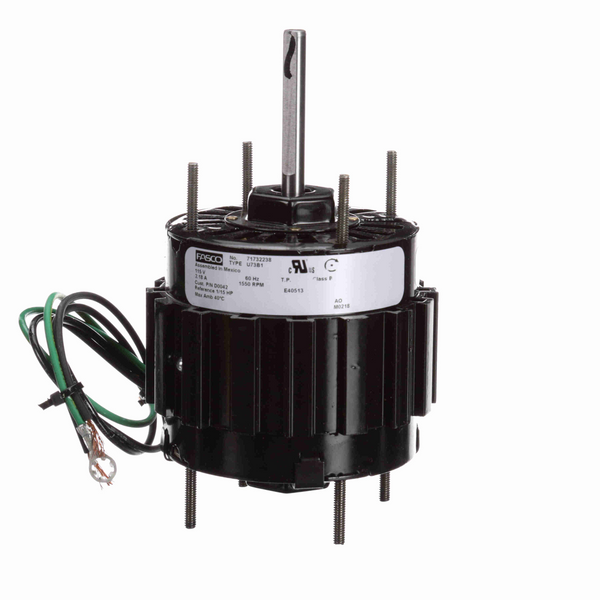 Fasco D0042 1/15 HP Ventilation Motor 1550 RPM 115 Volts 3.3" Diameter