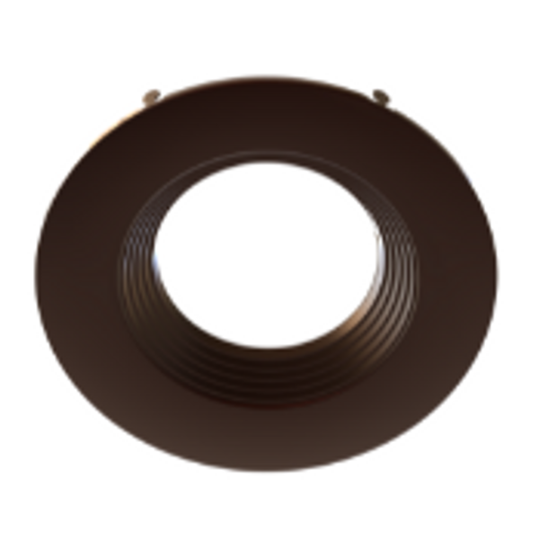 Halco 87969 Retrofit Downlight 6" Round Round Replacable Baffle Trim Bronze ProLED Select  RDL6-RT-BT-BZ