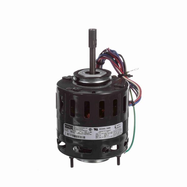 Fasco D485 Refrigeration Motor 1/20 HP 1 Ph 60 Hz 115/208-230 V 1550 RPM 1 Speed 4.4" Diameter