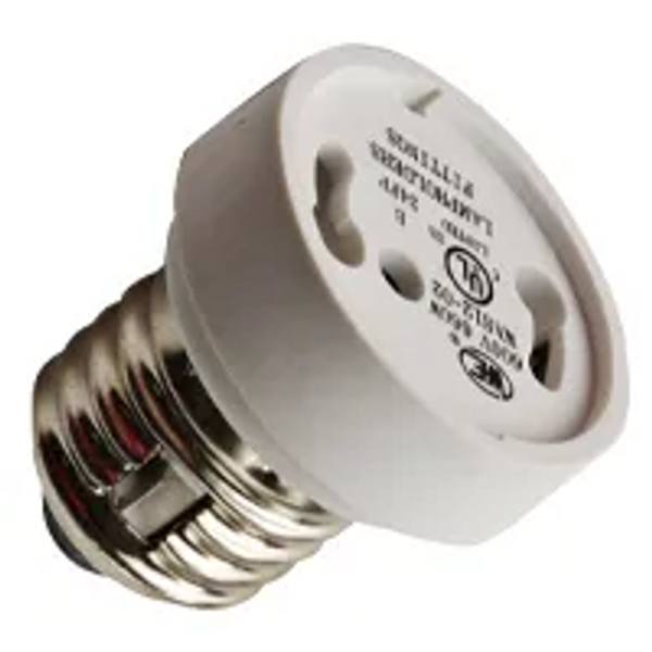 Halco 91001 Bulb Base Locking Adapter from Medium (E26) to GU24 Base ADP/E26/GU24