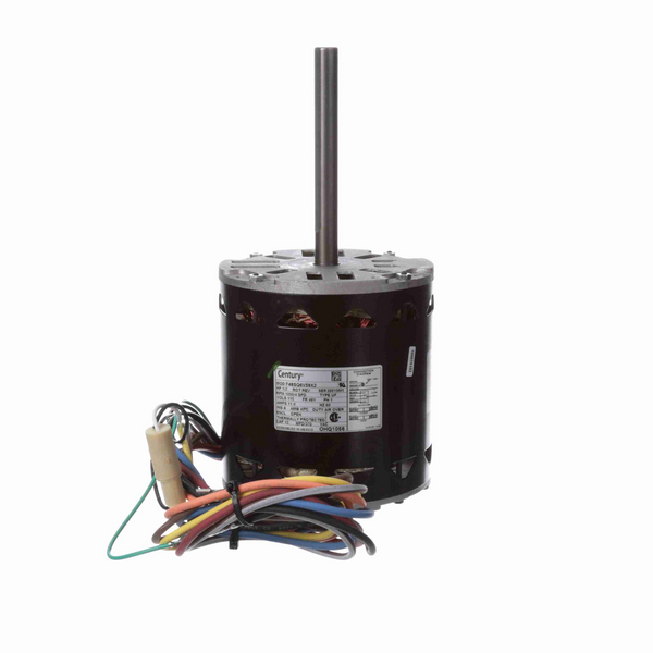 Century OHQ1056 OEM Replacement Motor 1/2 HP 1 Ph 60 Hz 115 V 1050 RPM 4 Speed 48 Frame