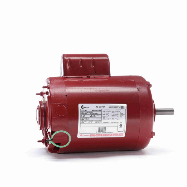 Century C247 Circulator Pump Motor 1.0 HP 1 Ph 60 Hz 230/115 V 1800 RPM G56Y Frame