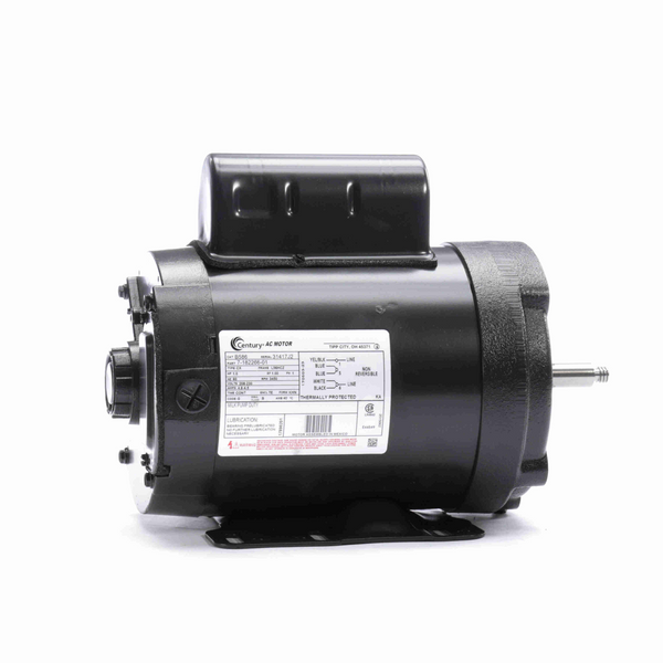 Century B586 General Purpose Farm Duty Motor 1.0 HP 1 Ph 60 Hz 208-230 V 3600 RPM L56HCZ Frame