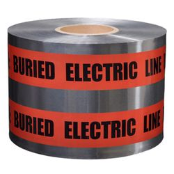 Global D6105R6-457 Red 6"x1000 Detectable Tape