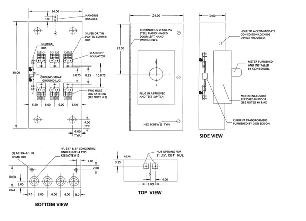NavTech NAV-CE-TS800-480-3 CON EDISON 800amp Trans-S 480vCE