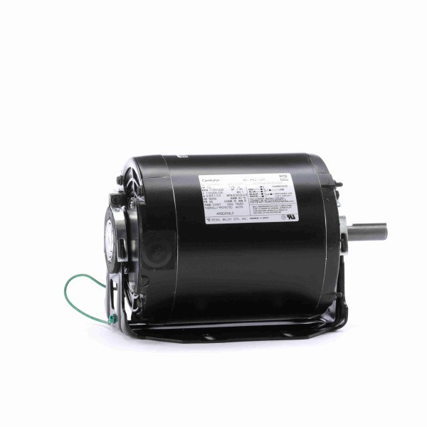 Century ARB2054L3 Fan and Blower Motor 1/2 HP 1 Ph 60 Hz 115/208-230 V 1800 RPM 56 Frame