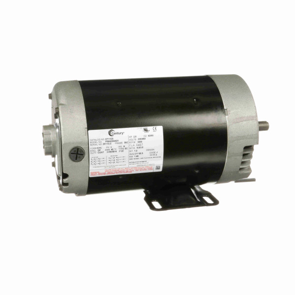 Century H711ES General Purpose Motor 2.0 HP 3 Ph 60/50 Hz 230/460 V 3600 RPM 56C Frame