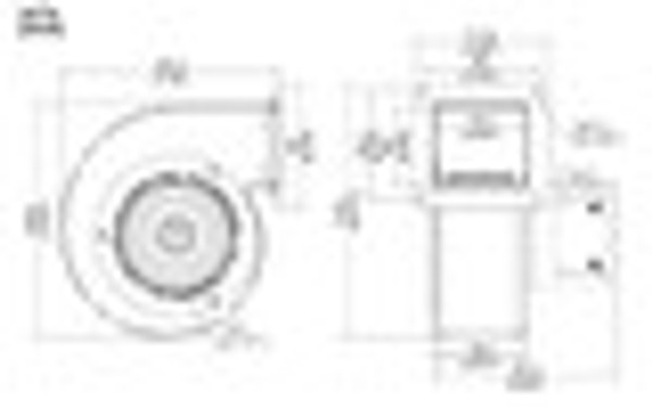 PEMS PTDR6 Rectangular Blower Directly Replaces Dayton Blower 1TDR6, 4C006 Direct Interchange PEMS PTDR6 Rectangular Blower Directly Replaces Dayton Blower 1TDR6, 4C006 Direct Interchange