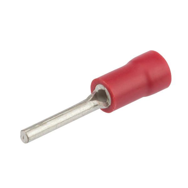 NSI PT-22V 22-18 Awg Vinyl Insulated Pin Terminal, 100 Per Pack