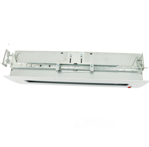 Halco 97105  Edgelit Exit Sign Recessed Mount Trim Kit for Ceiling or Wall with Bar Hangers and Anodized Aluminum Trim Plate 