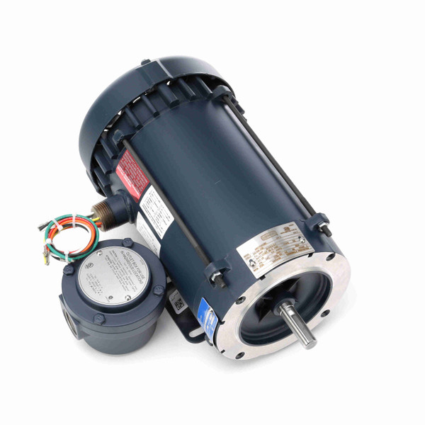 LEESON 116614.00 Explosion Proof Motor 1 HP 1 Ph 60 Hz 115/208-230 V 1800 RPM 56C Frame 
