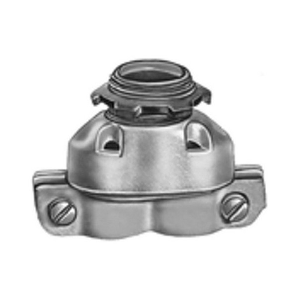Bridgeport 630-DC2 3/8" Strap Duplex Conn. Zinc, Box of 20