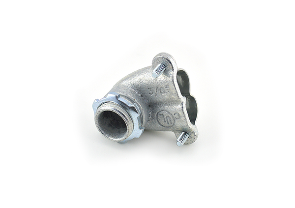 Bridgeport 830 3/8" 90 Deg Duplex Conn., Box of 25