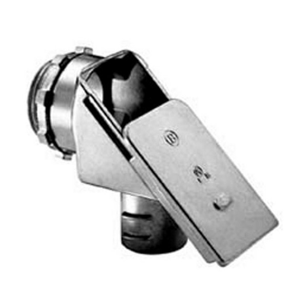 Bridgeport 91-DC2 1/2" 90-Degree Screw-In Connector, Box of 25