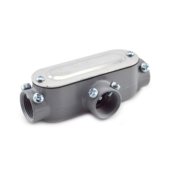 Bridgeport T-42CGC 3/4" T Combo Conduit Body Asm, Box of 10