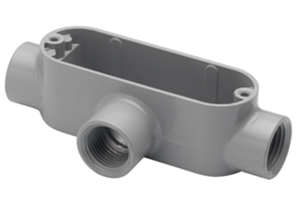 Bridgeport T-43 1" T Rgd Cond. Body Alum, Box of 5