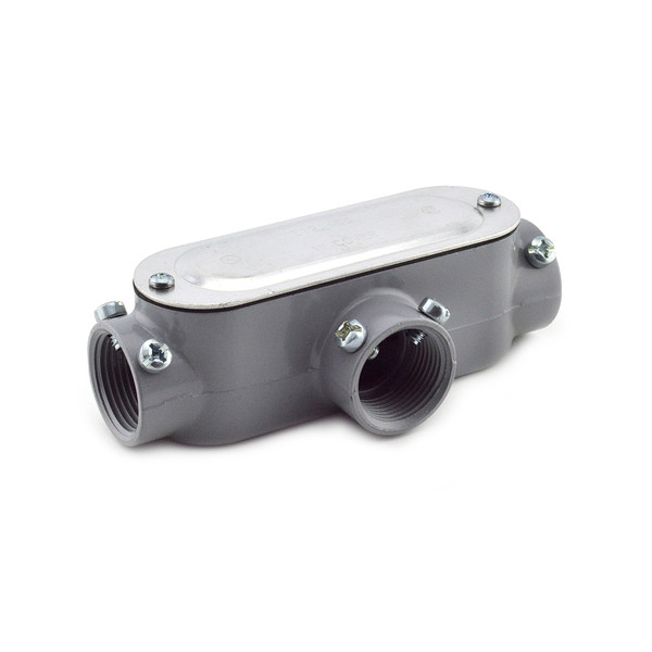 Bridgeport T-43CGC 1" T Combo Conduit Body Asm, Box of 5