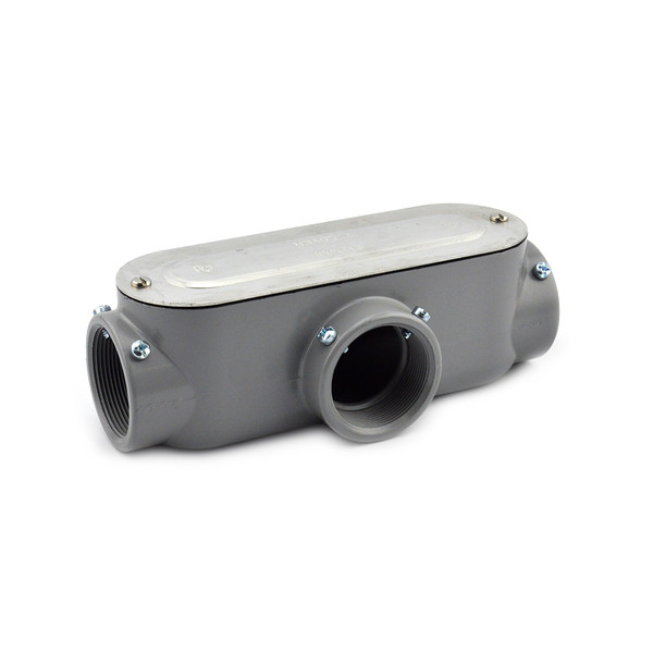 Bridgeport T-46CGC 2" T Combo Conduit Body Asm, Box of 1