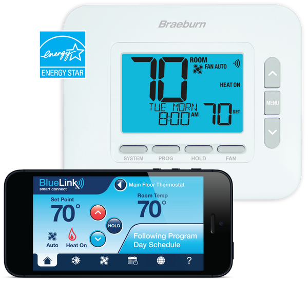 Braeburn 8205 Digital Programmable Wi-Fi Thermostat