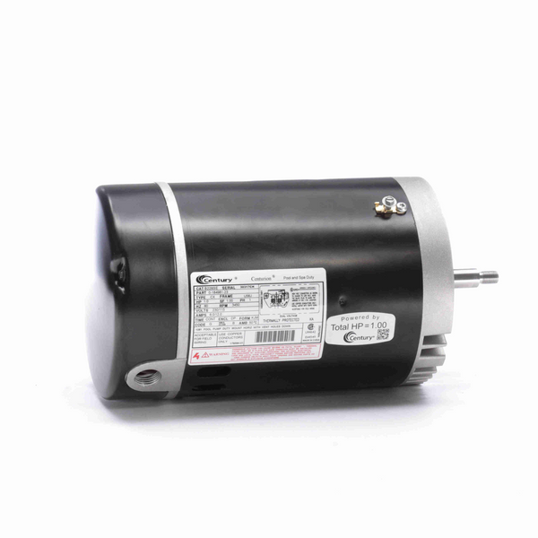 Century B228SE Pool Pump Motor 1.0 HP 1 Ph 60 Hz 230/115 V 3600 RPM U56J Frame