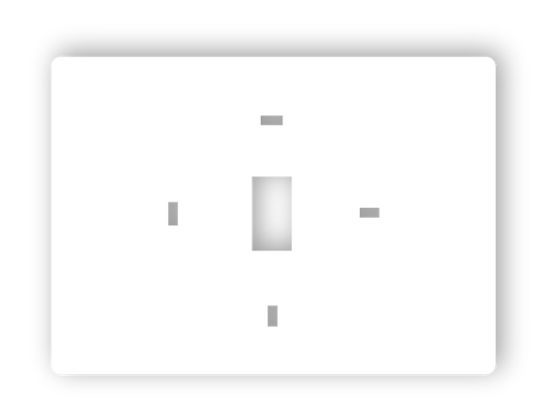 Pro1 T119 Universal Wall Plate