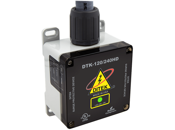 Ditek DTK-120/240HD Whole House 120/240VAC Split Phase Surge Protective Device