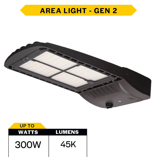 Halco 25403 SekTor Area Light Gen-2 Lumen & Color Selectable Bronze