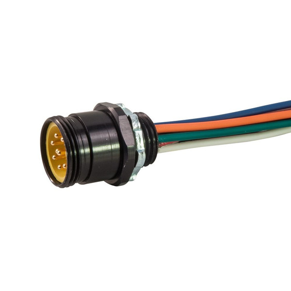 Remke 107H0120AP Mini-Link Cable Assembly, PVC, Male/Female 90 deg, 7 pole, 12', 16 AWG