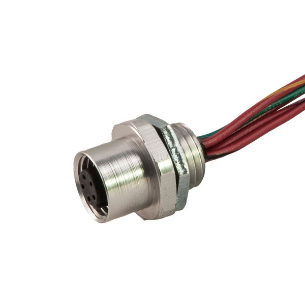 Remke 203S0010NB Dual Key Micro-Link Receptacle, Female, 3 pole, 1 FT, 1/4 IN NPT, 18 AWG bulk packed