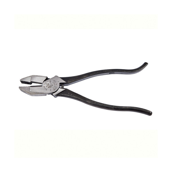 Klein Tools 213-9ST Rebar Work Pliers Plain Handle Spring Loaded