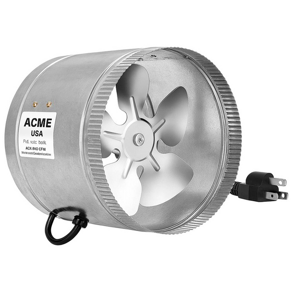 Acme  Miami 9014 14" Duct Fan Booster 120 Volt 1290 CFM 