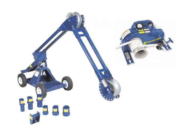 Current Tools 8890AS Mantis Mobile Cable Pulling Package with Model 88 Cable Puller And Storage Box
