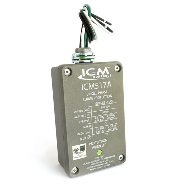 ICM517A ICM Single Phase Surge Protective Device with Nema Type 3R Rated Enclosure