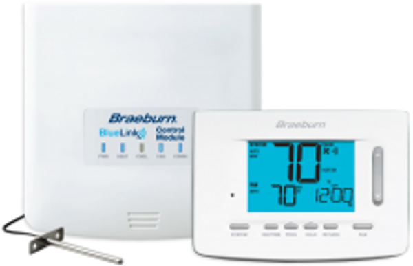 Braeburn 7500  BlueLink Wireless Thermostat Kit, 5" Display (3 Heat/2 Cool)