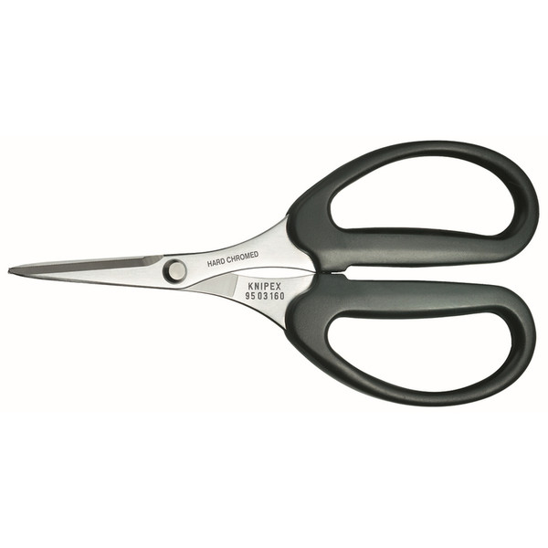 Knipex 95 03 160 SB 6 1/4'' Kevlar-Shears-Chrome Plated