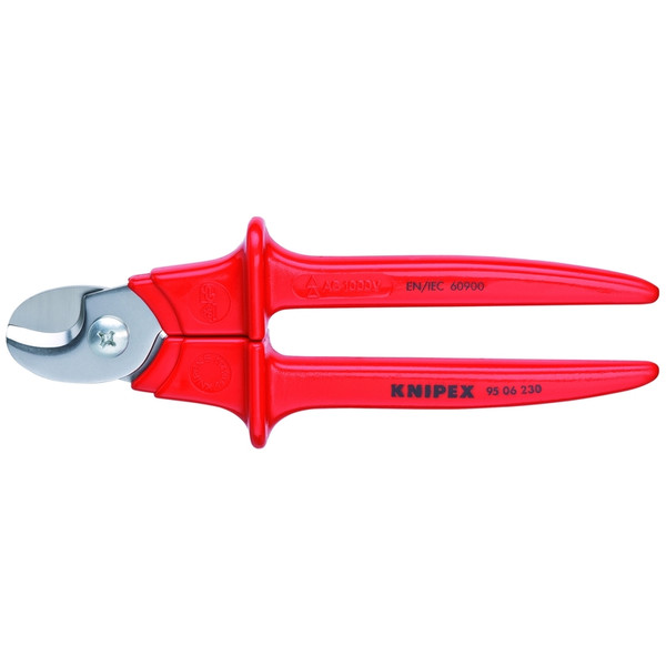 Knipex 95 06 230 9 1/4'' Cable Shears-1,000V Insulated