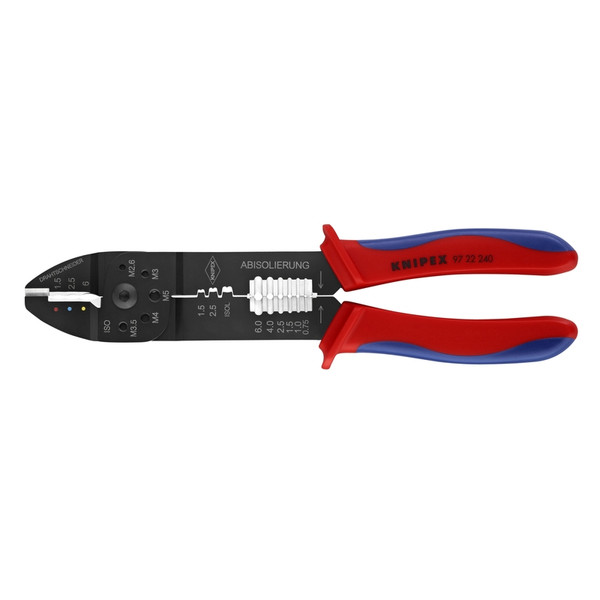Knipex 97 22 240 9 1/2'' Crimping Pliers-Comfort Grip