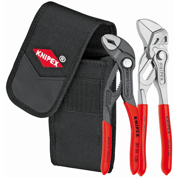 Knipex 00 20 72 V01 2 Pc Mini Pliers In Belt Pouch 86 03 150 And 87 01 125