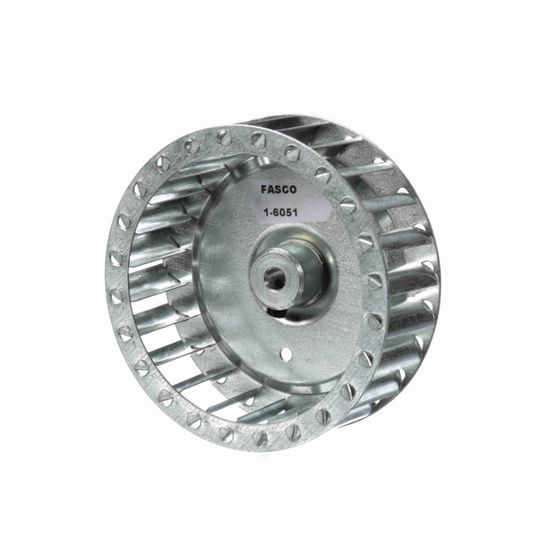 Fasco 1-6051 Single Inlet Blower Wheel 1 13/64 W CCW 5640RPM