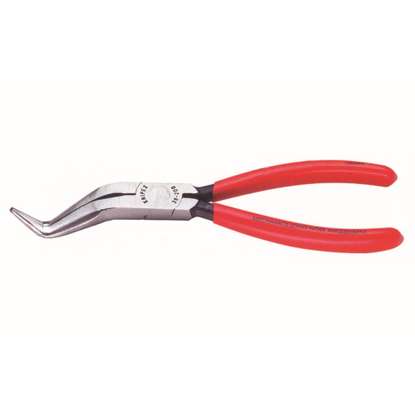 Knipex 38 81 200 B 8'' Long Nose Pliers W/O Cutter-Double Angled