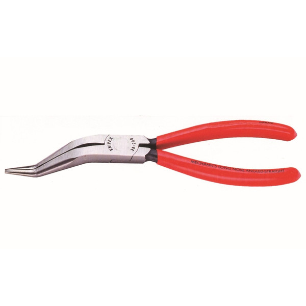 Knipex 38 81 200 A 8'' Long Nose Pliers W/O Cutter-Double Angled