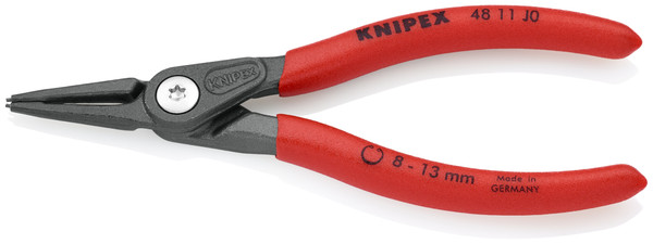 Knipex 48 11 J0 5 1/2'' Precision Circlip Pliers-Internal Straight-Size 0