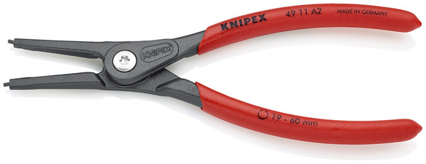 Knipex 49 11 A4 12 1/2'' Precision Circlip Pliers-External Straight-Size 4