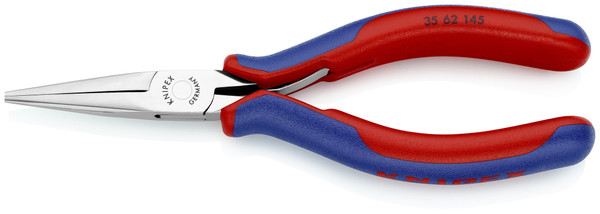Knipex 35 62 145 5.75'' Electronics Pliers-Half Round Tips, Comfort Grip