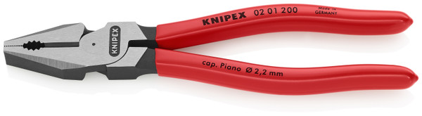 Knipex 02 01 225 8'' High Leverage Combination Pliers