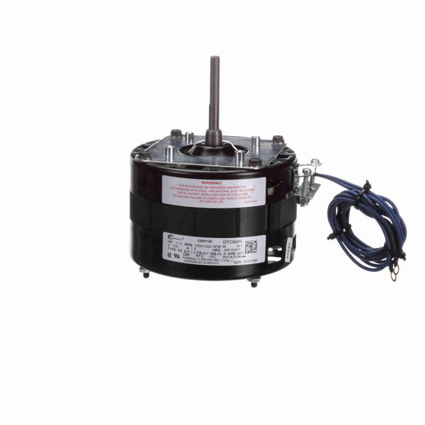 Century OTC6001 1/15 HP OEM Replacement Motor, 1500/1300 RPM, 230 Volts, 42 Frame, OAO