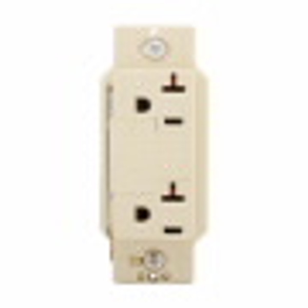 Eaton Wiring Devices 1210V TVSS Duplex Receptacle 20A 125V SurgeBloc Ivory